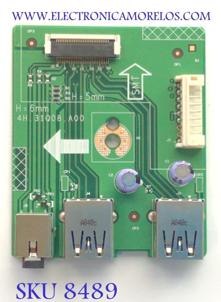 TARJETA DE USB PARA MONITOR DELL ORIGINAL / NUMERO DE PARTE 5E31Q08001 / 4H.3108.A00 / E157925 / PANEL M270DTN01.5 / DISPLAY M270DTN01.5 / MODELO S2716DGR